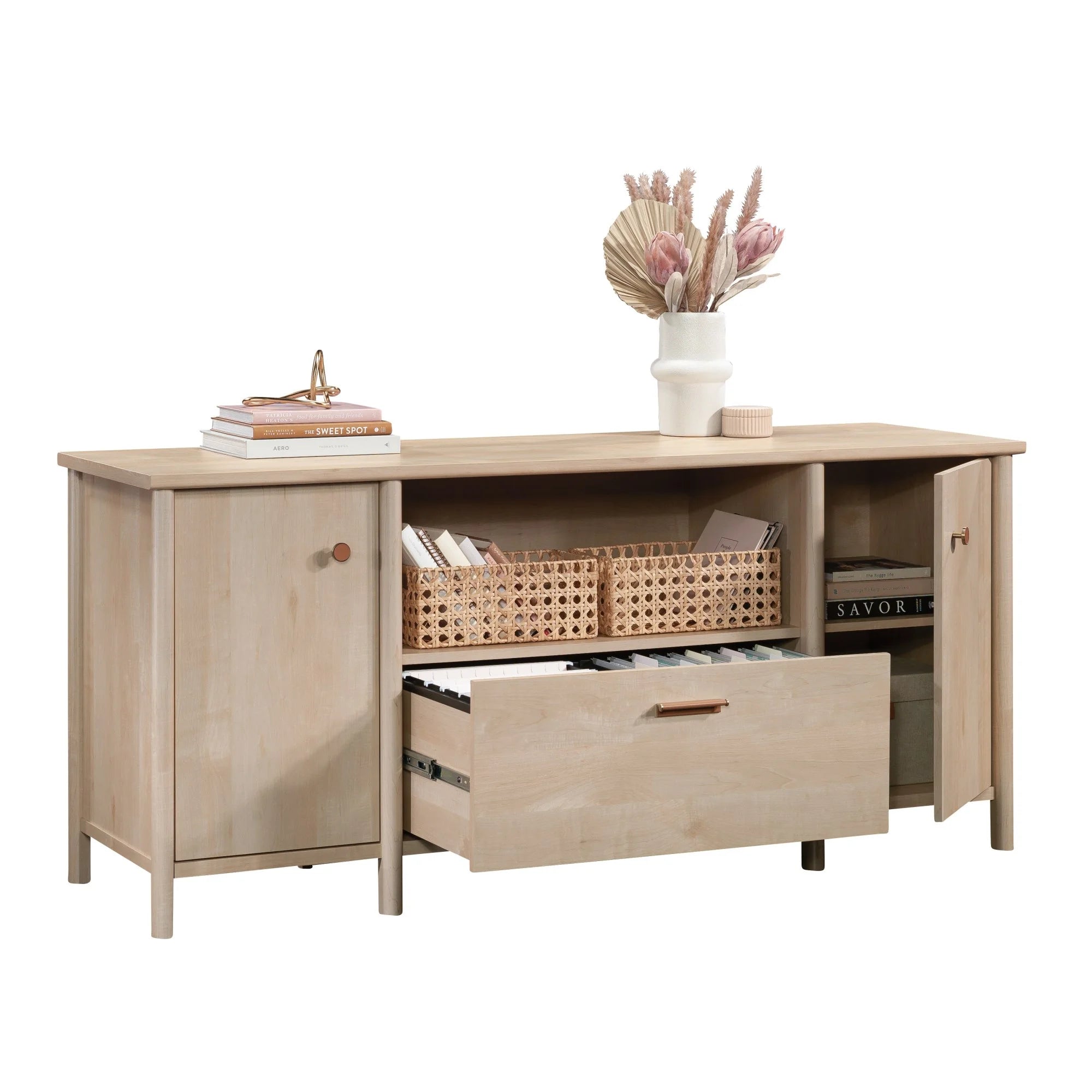 Natural Maple Engineered Wood Credenza B128255