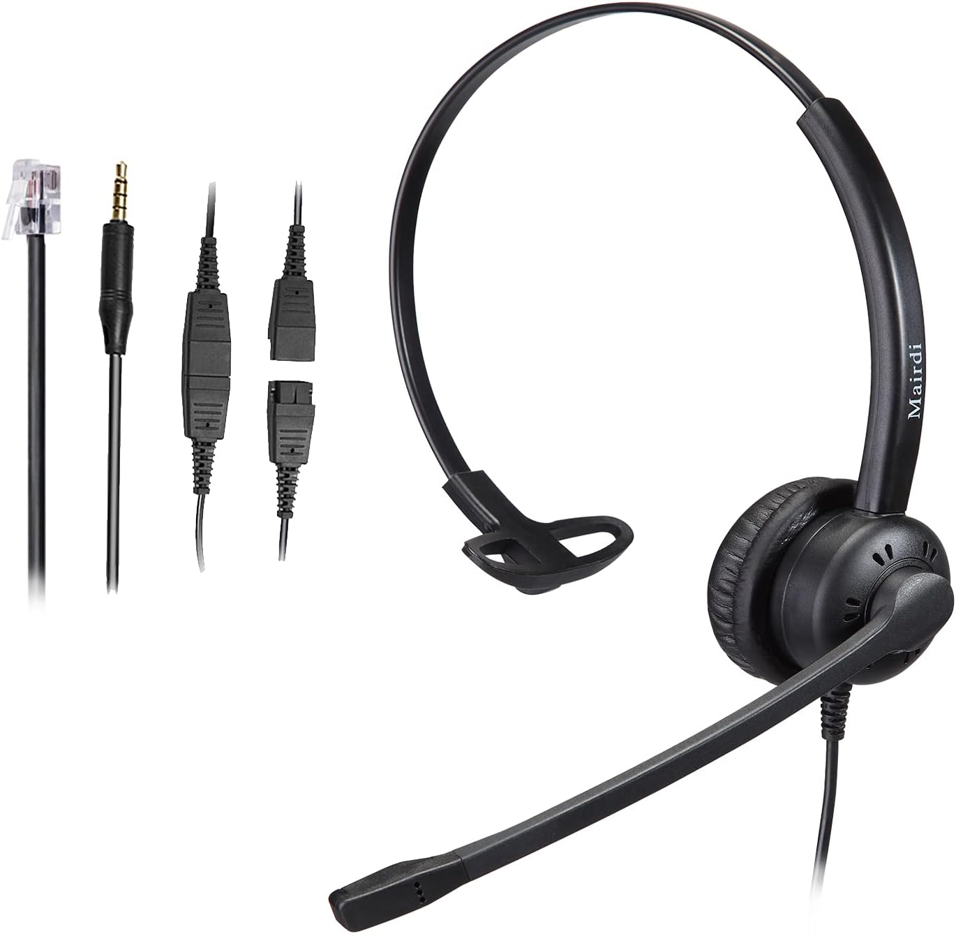 Binaural Telephone Headset with Noise Cancelling Microphone H933