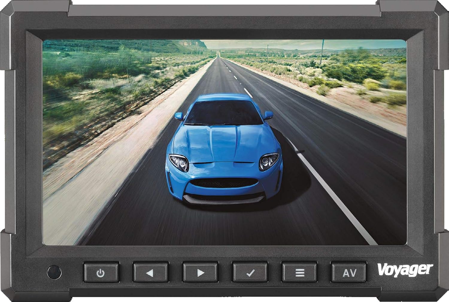 7 LCD Color Backup Rear View Monitor with 3 Camera Inputs W869