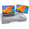Laptop Lap Desk with Storage Drawer and Cushion D989151