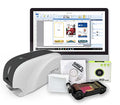 ID Card Printer Bundle with USB Camera, Color Ribbon, and PVC Cards S16555