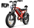 20" Fat Tire 7-Speed Electric Bike W652802