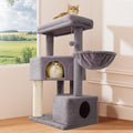 41" Tall Cat Tree with 2.8in Posts & Washable Top Perches A3903