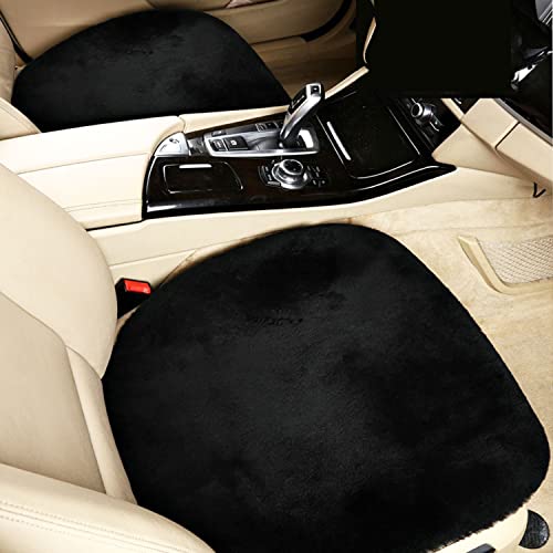Beige Sheepskin Auto Front Seat Cushion Car Seat Cover R44352