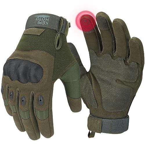 Tactical Gloves with Hard Shell & Palm Padding V907889