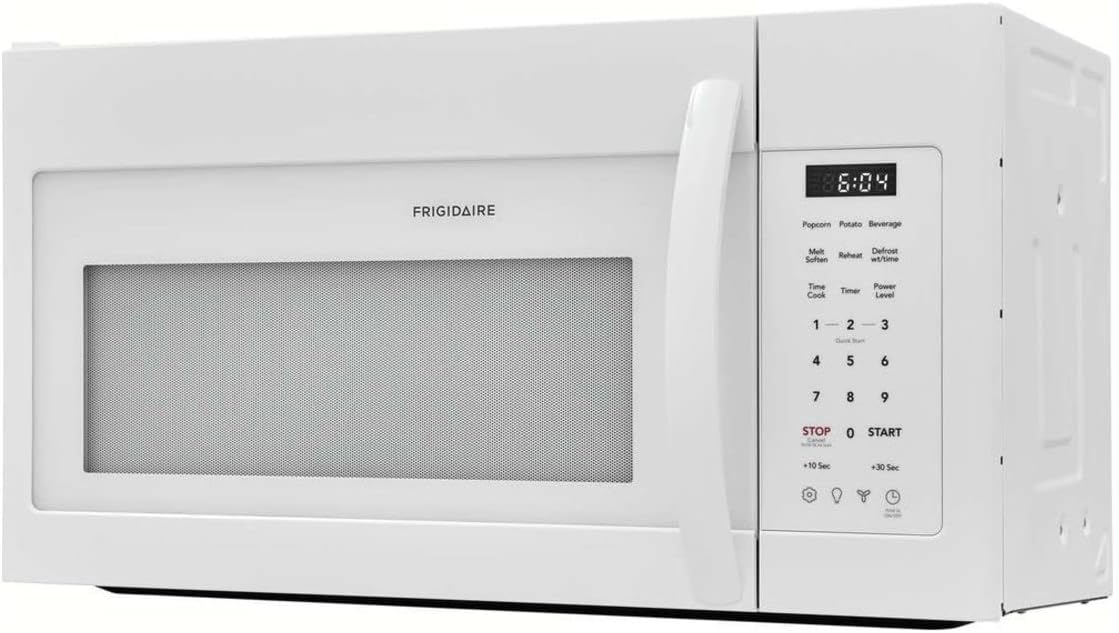 30 Inch Wide 1.8 Cu. Ft. 1500 Watt Over the Range Microwave White A185