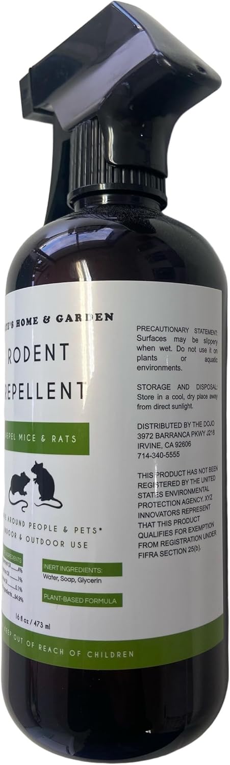 Peppermint Oil Spray for Rodents (16oz, Non Toxic) N9593