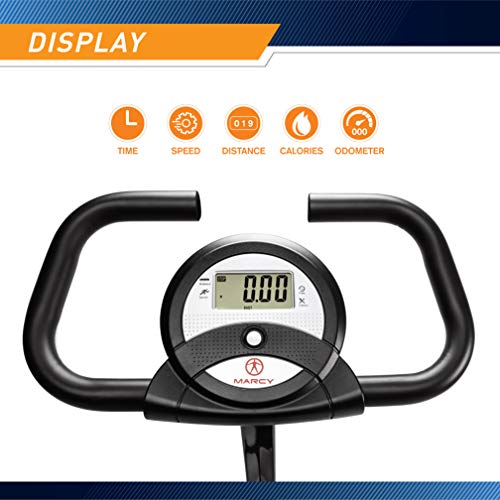 Foldable Upright Exercise Bike with Adjustable Resistance M8078