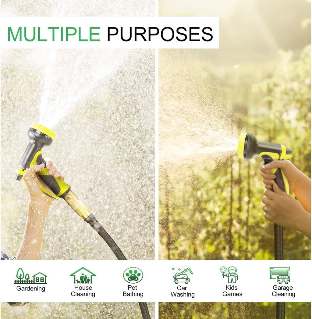 100FT Expandable Garden Hose with 10 Function Spray Nozzle S61460
