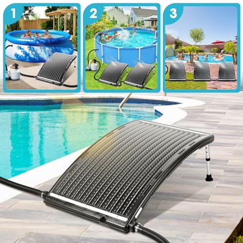 Solar Pool Heater with Thickened Panel 113x69 cm C26430