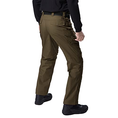 Men's Water Resistant Relaxed Fit Tactical Cargo Work Pants W576136