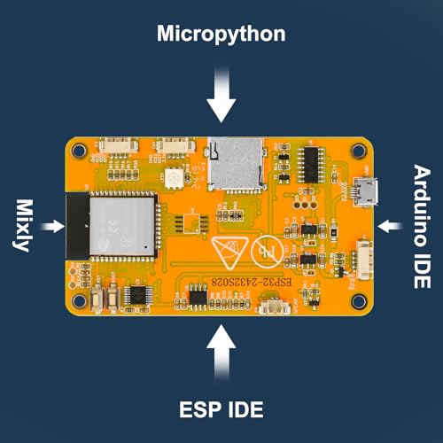 2 Pack 2.8" ESP32 Development Board WiFi Bluetooth Dual-core 240x320 Smart LCD Display TFT Module Touch Screen G33900