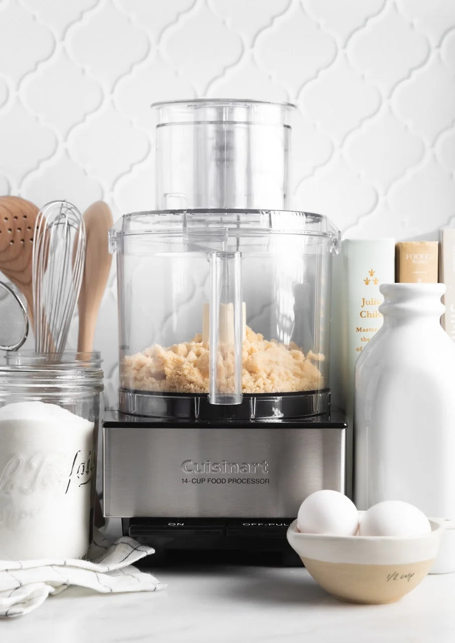 14 Cup Brushed Stainless Steel Food Processor O629069