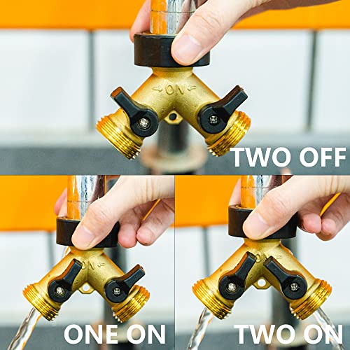 Brass Garden Hose Splitter (2 Way) L375