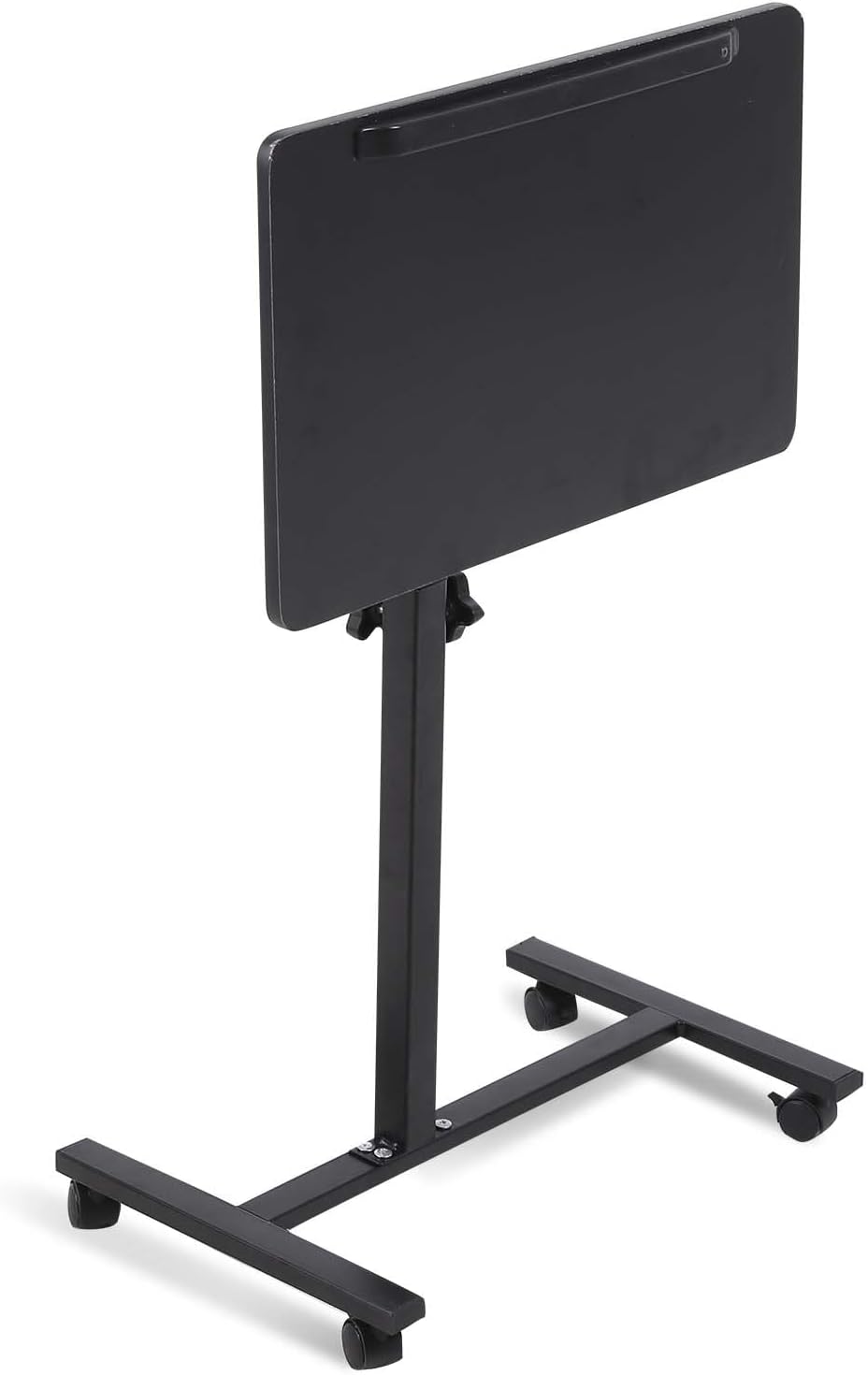 Adjustable Overbed Bedside Table with Wheels Black I3967