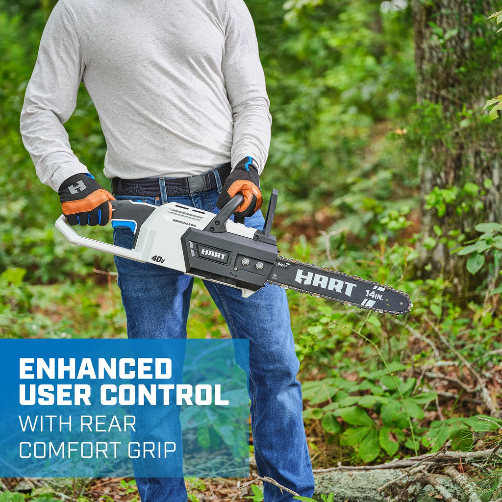40-Volt 14-inch Battery-Powered Brushless Chainsaw Kit X2414