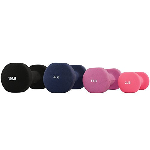 Neoprene Coated Hex Dumbbell Sold in Pairs K992