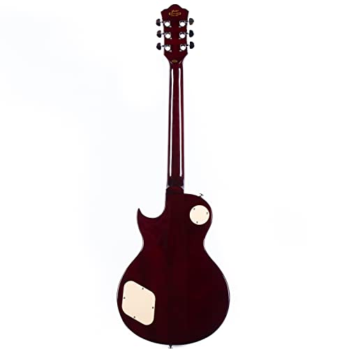 Purple Solid Body Electric Guitar with Gigbag R70255