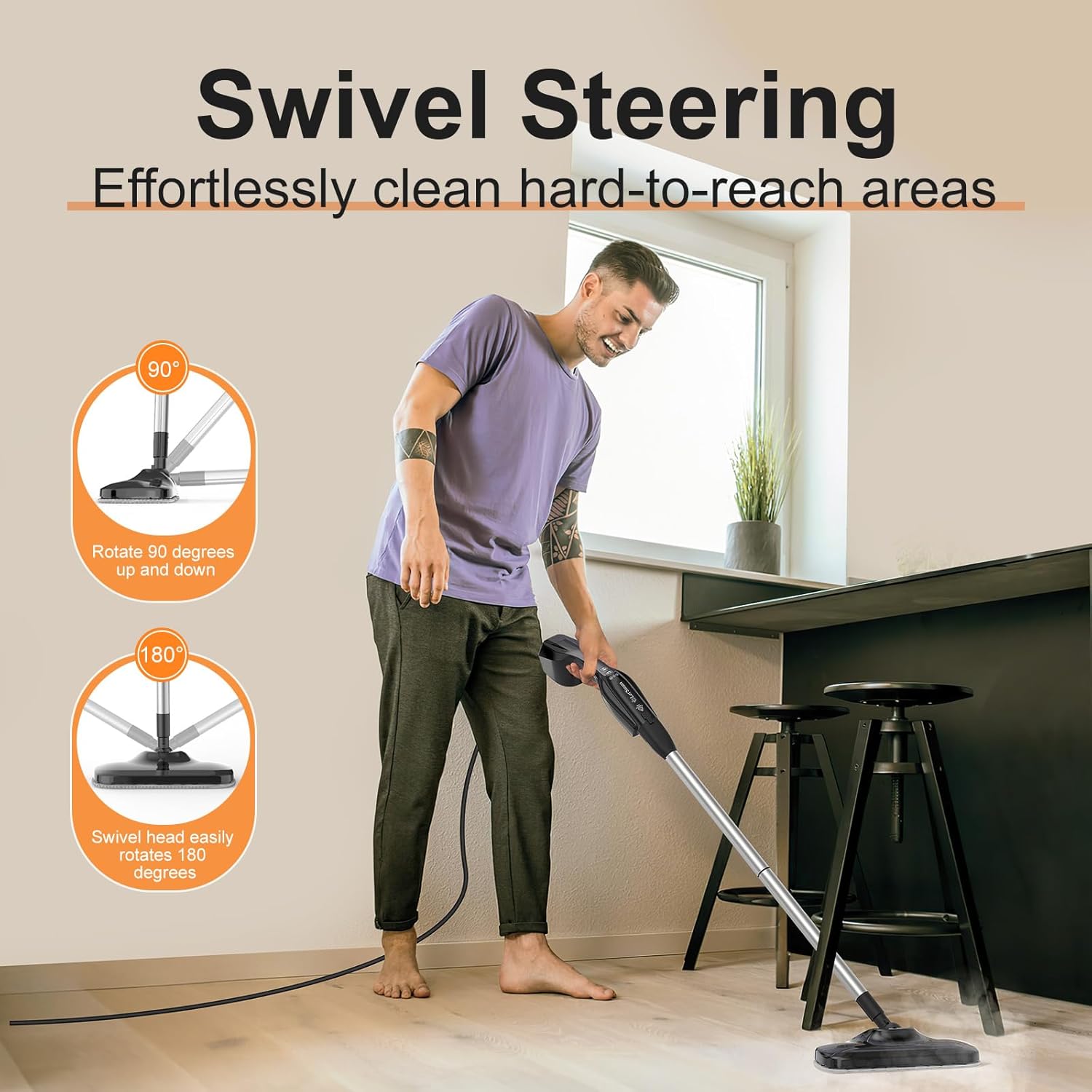 17 Accessories Steam Mop V700233
