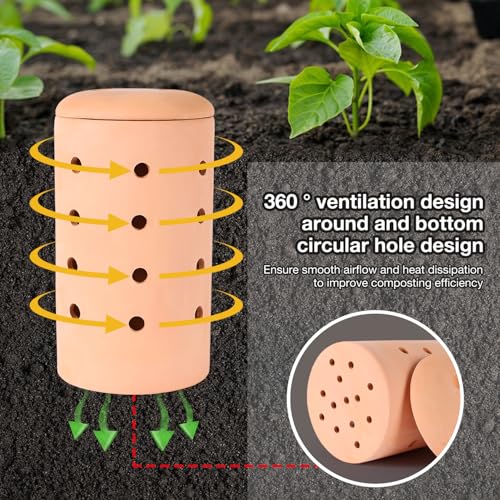 Clay Worm Composting Bin V7040