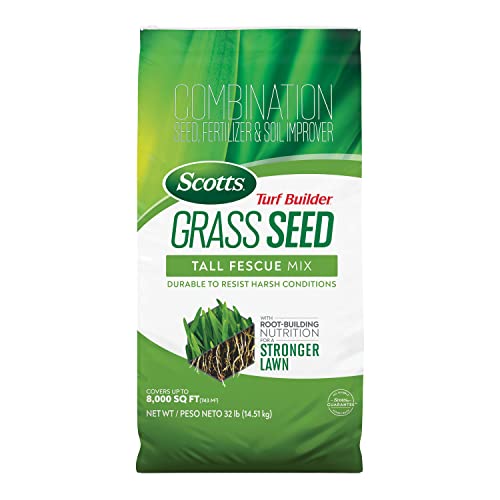 Tall Fescue Grass Seed Mix with Fertilizer and Soil Improver, 5.6 lbs. W8563