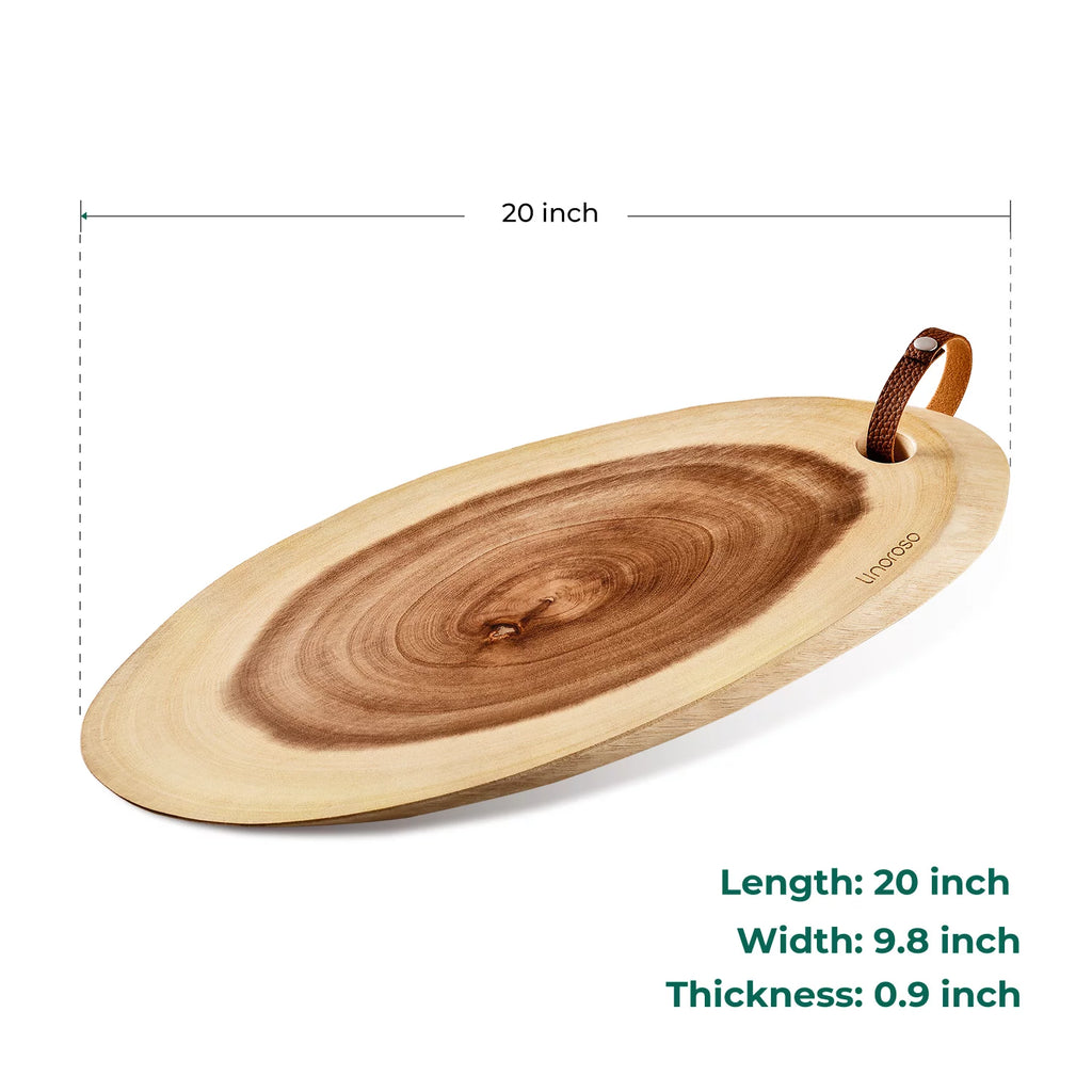 Acacia Wood Charcuterie Board 20 in C10521