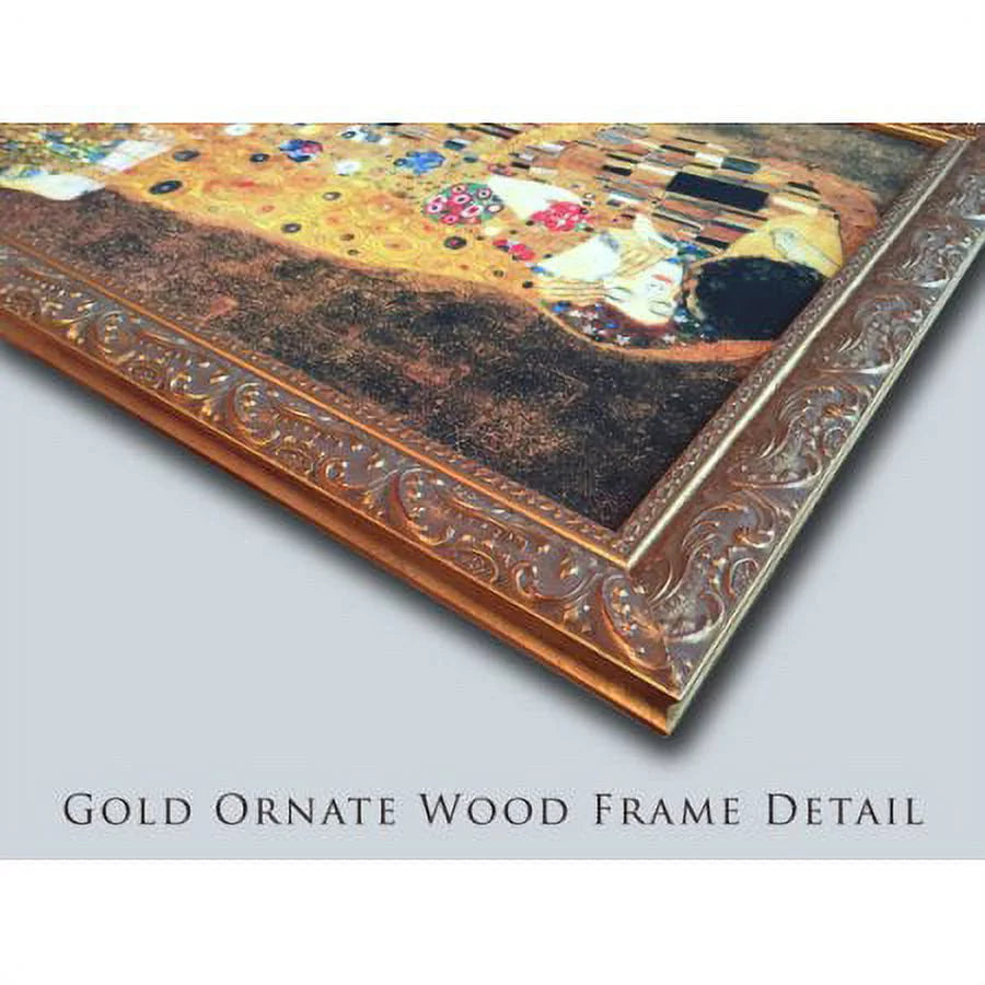 Gold Ornate Wood Framed Art Print Z8365