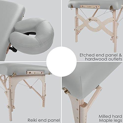 Black Portable Massage Table Package U77072