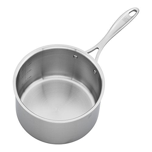 3-ply 1-qt Stainless Steel Saucepan M989