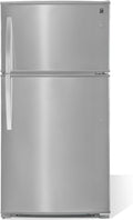 33" Top-Freezer Refrigerator with 21 Cubic Ft. Total Capacity, Stainless Steel G6919