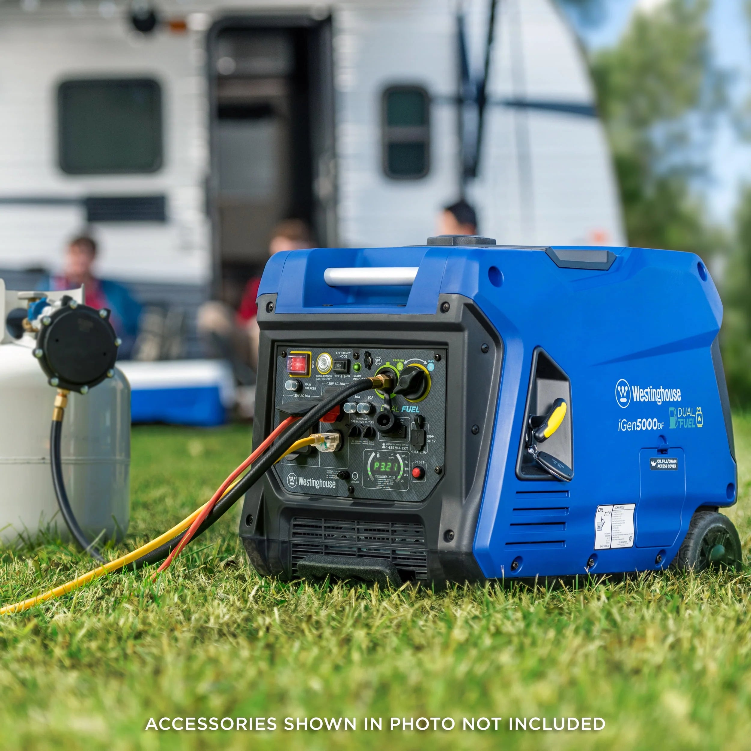 5000 Watt Dual Fuel Portable Inverter Generator B90927