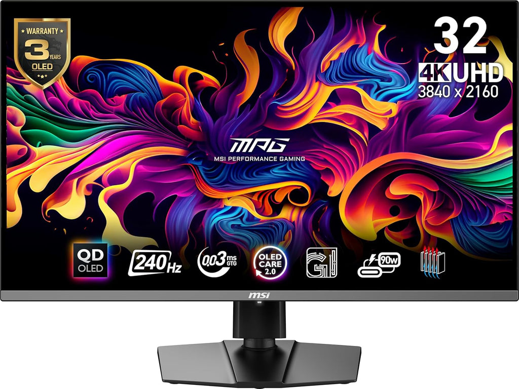 32" 4K UHD Quantum Dot OLED Gaming Monitor, 240Hz C341