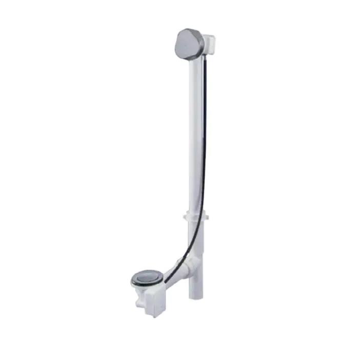 17 inch to 22 inch Bath Waste and Overflow Tub Drain in Satin Chrome Y3102