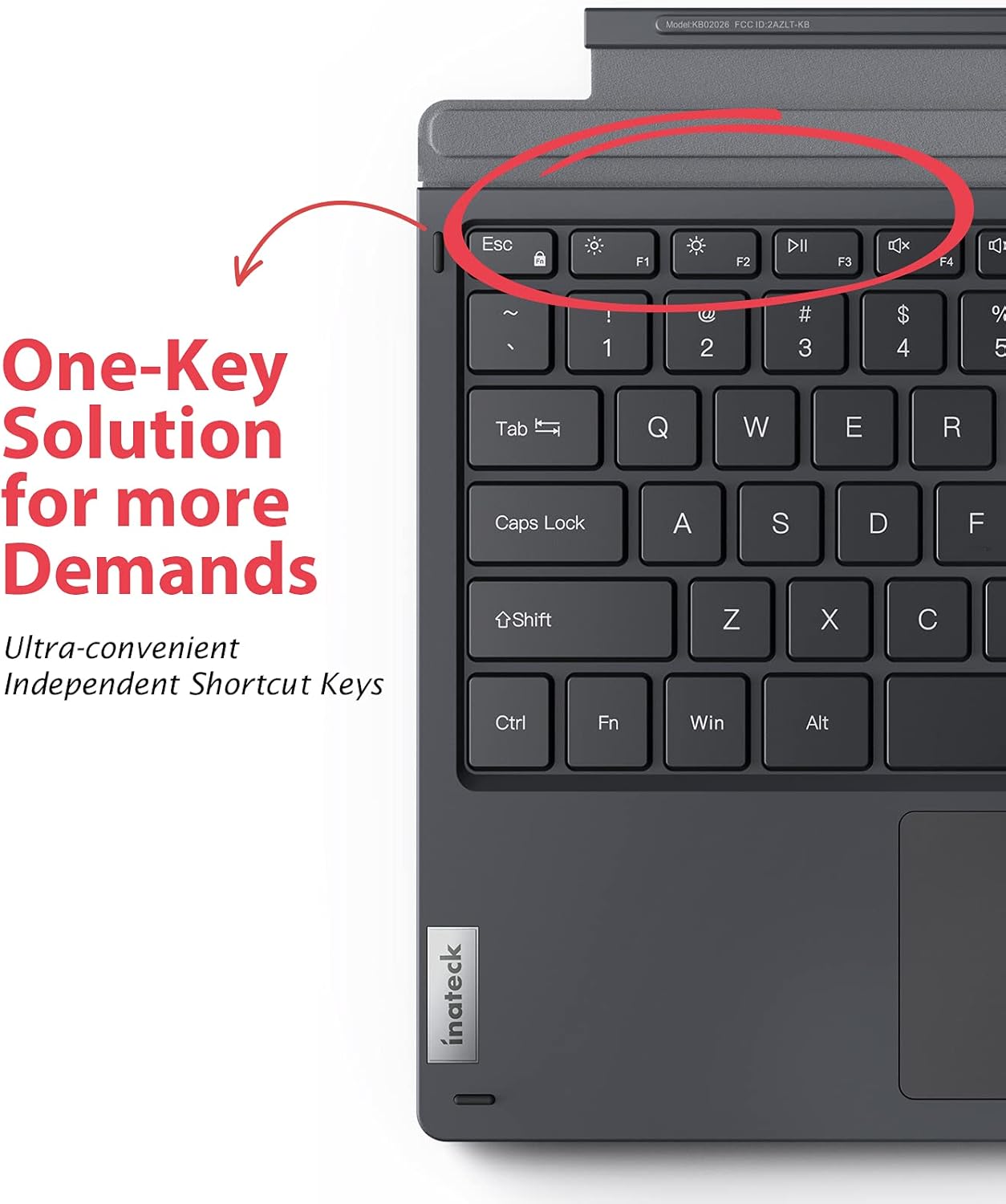 Gray Bluetooth Backlit Keyboard Pack of 2 O6885