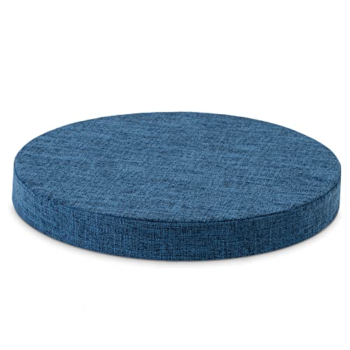 Gray 16 inch Round Chair Seat Cushion Pad H629294
