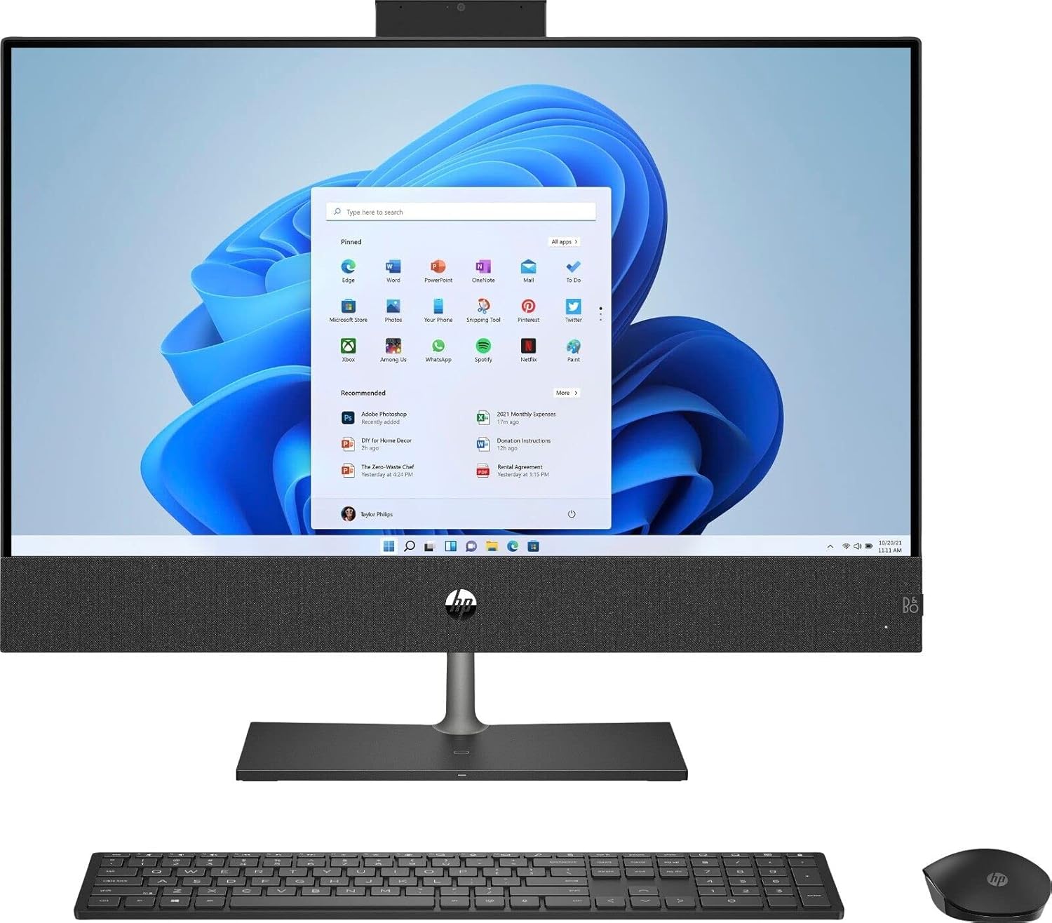 27" Full HD Touchscreen All-in-One Desktop Computer, 12th Gen Intel Core i7-12700K, 16GB DDR4 RAM, 4TB NVMe SSD R427