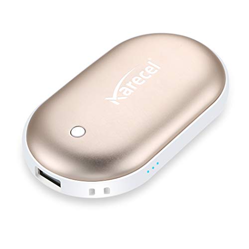 Rechargeable Hand Warmer 5200mAh Double-Sided Electric Hand Warmer Power Bank O5653