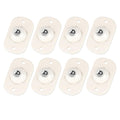 White Self-Adhesive Mini Caster Wheels (8 Pack), 360° Swivel Sticky Pulleys F85679