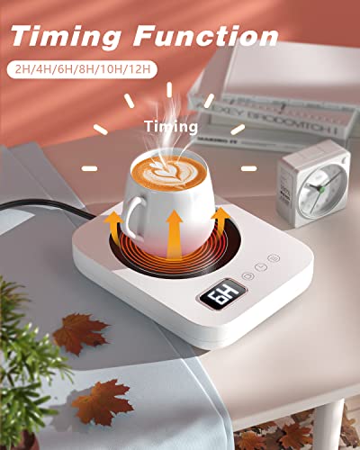 Coffee Mug Warmer with 3-Temp Settings, Auto Shut Off Y654
