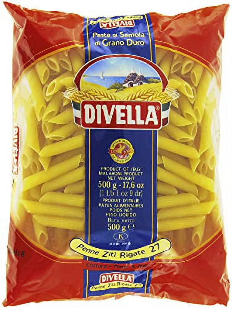 1 lb Pack of 12 Penne Ziti Rigate V47546