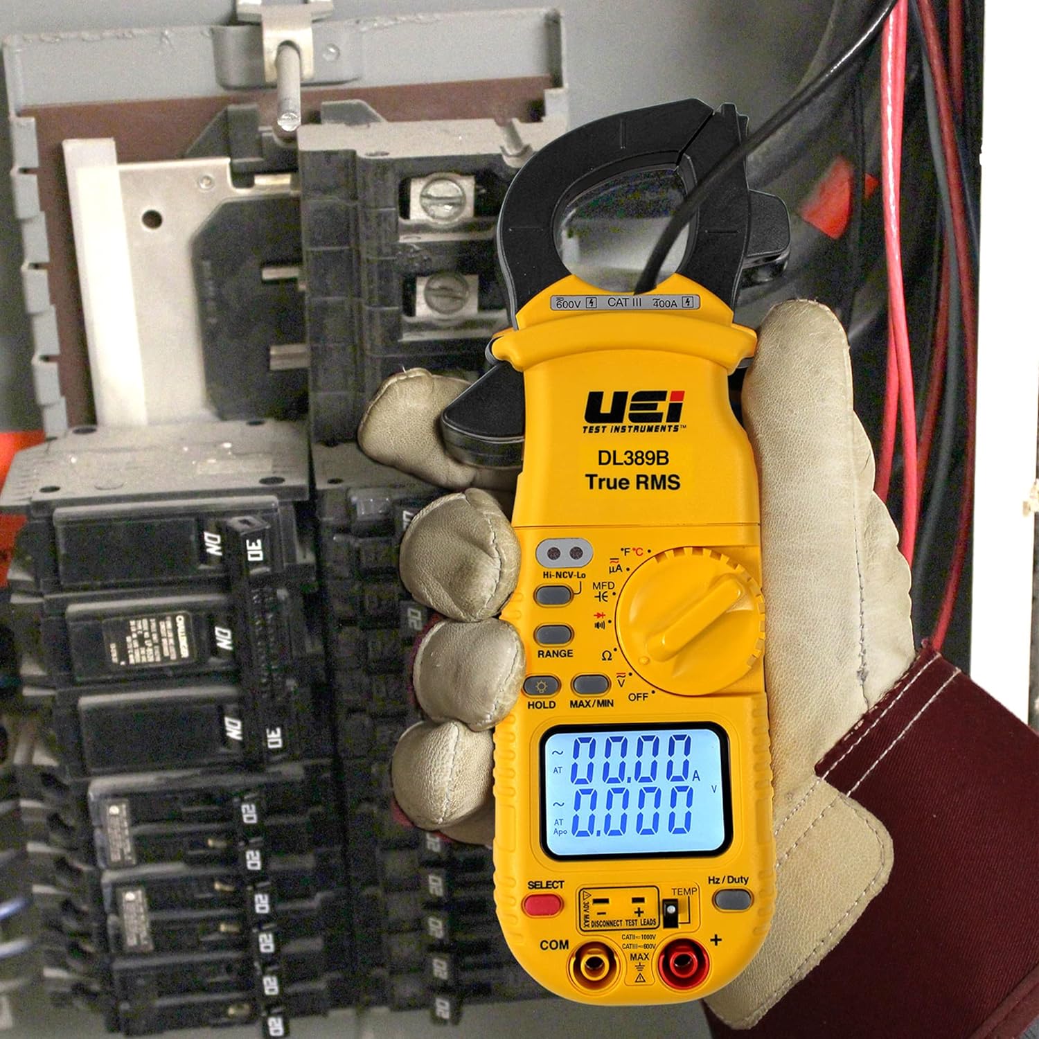 Digital True RMS Clamp Meter 4000 Counts Auto Ranging Voltmeter O887