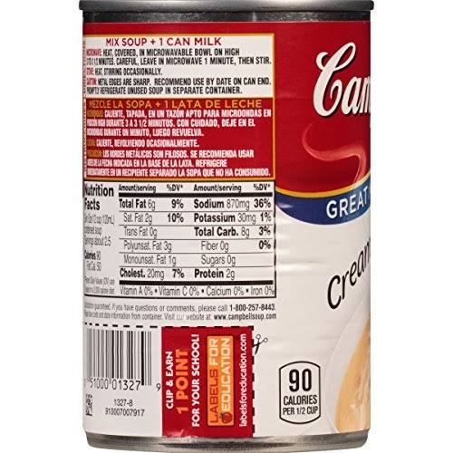 10.5 oz Can Cream of Shrimp Soup Pack of 12 E77983