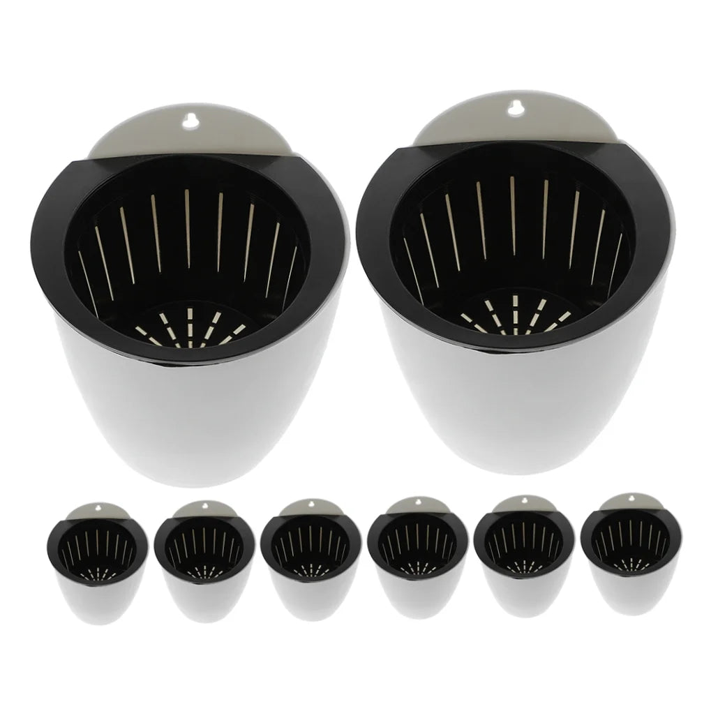 8 Pcs Self Watering Flower Pot F8013