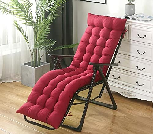 Red 48 inch Thicken Washable Patio Bench Cushion S330