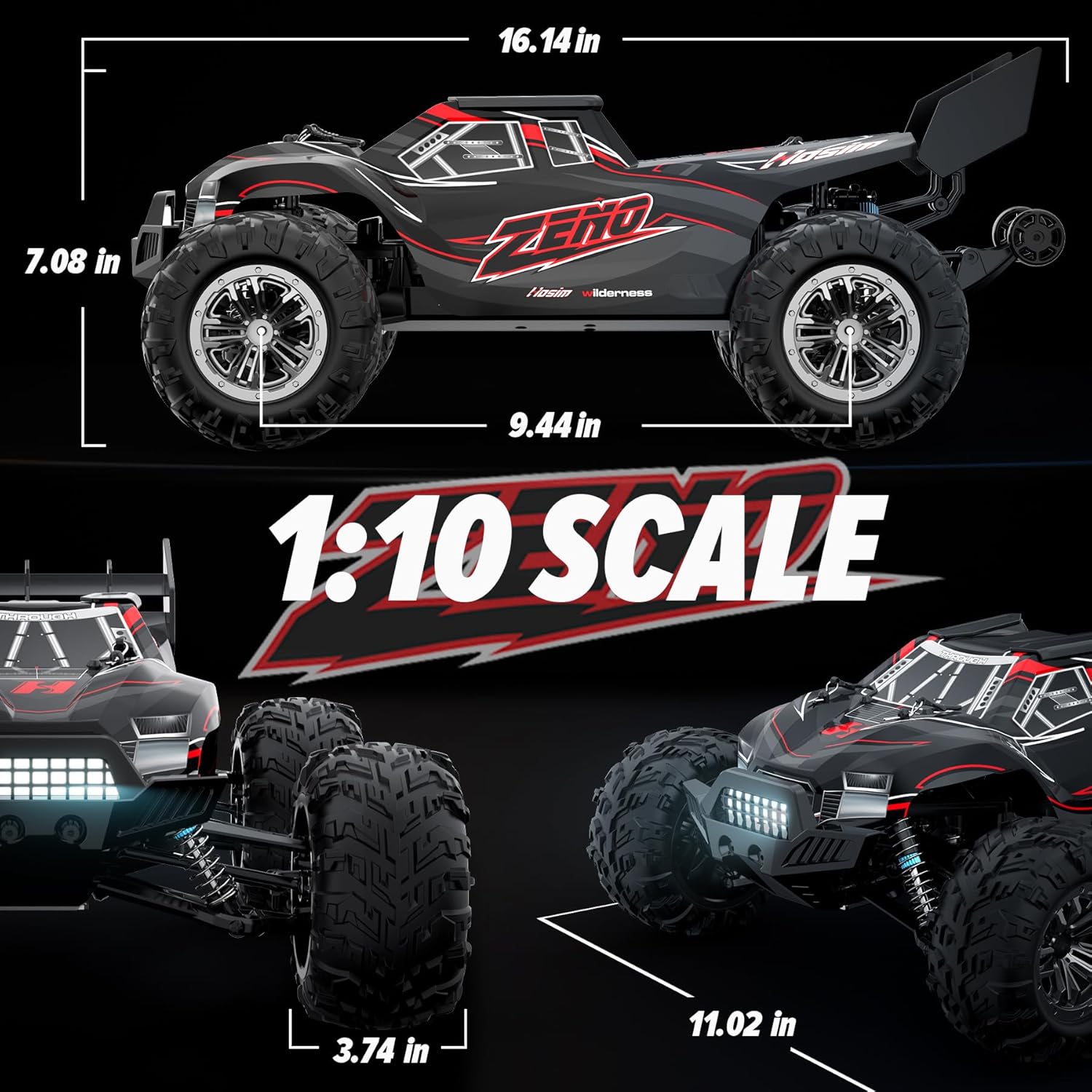 1:10 Brushless RC Truck B9809