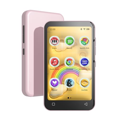 Pink 4" WiFi MP3 MP4 Music Player with Bluetooth B8637