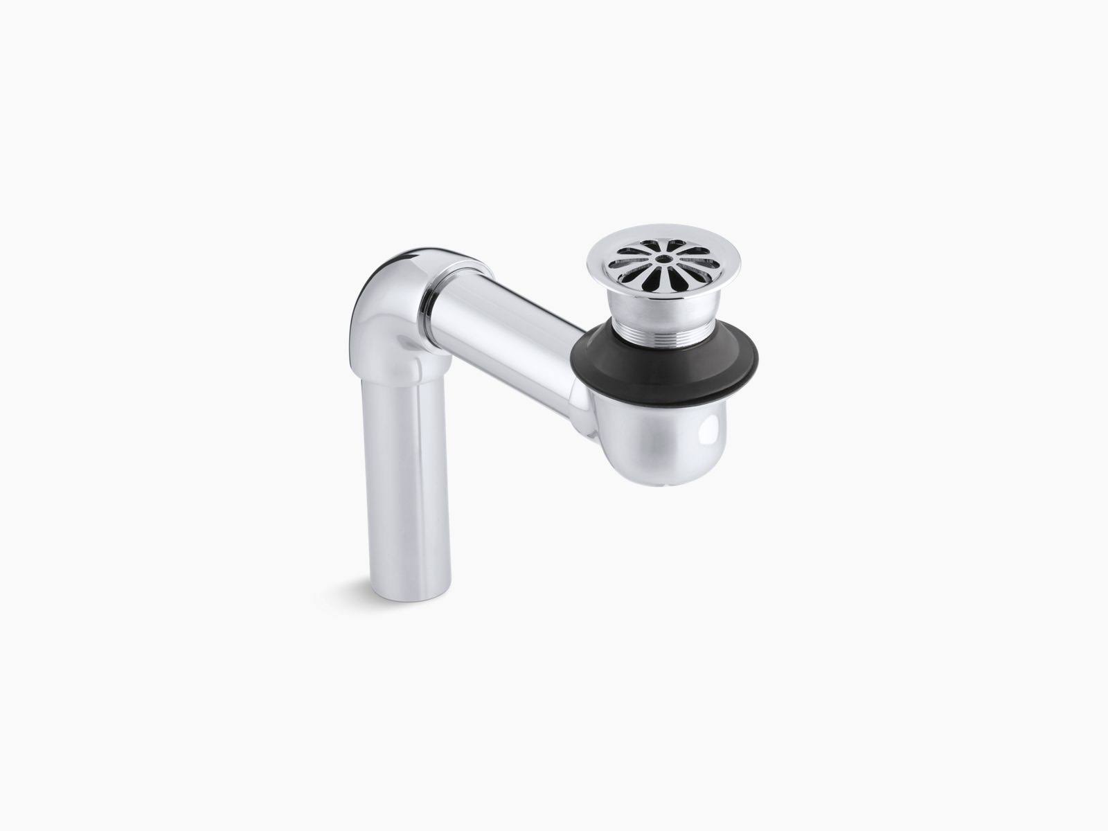 Offset Grid Drain, Polished Chrome T3896