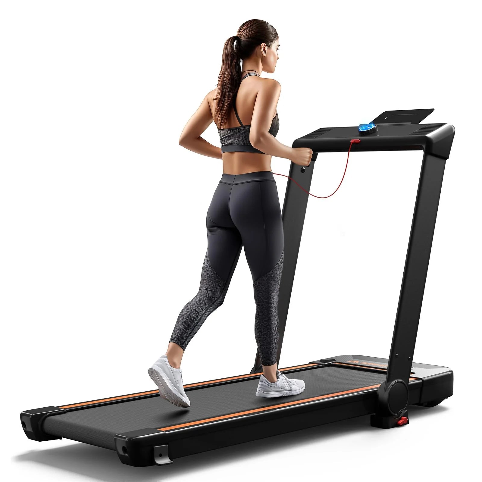 Black Folding Under Desk Treadmill G965