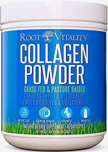 Collagen Peptides Powder, Grass-Fed, Hydrolyzed Protein Supplement (45 Servings) L422