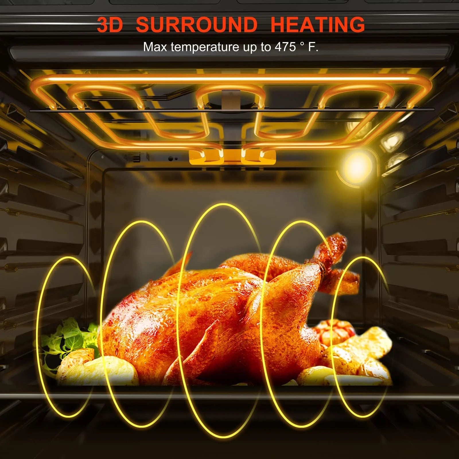 2.3 Cu.ft. 24" Single Electric Wall Oven with Stainless Steel Finish X389